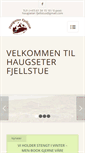 Mobile Screenshot of haugseter.no